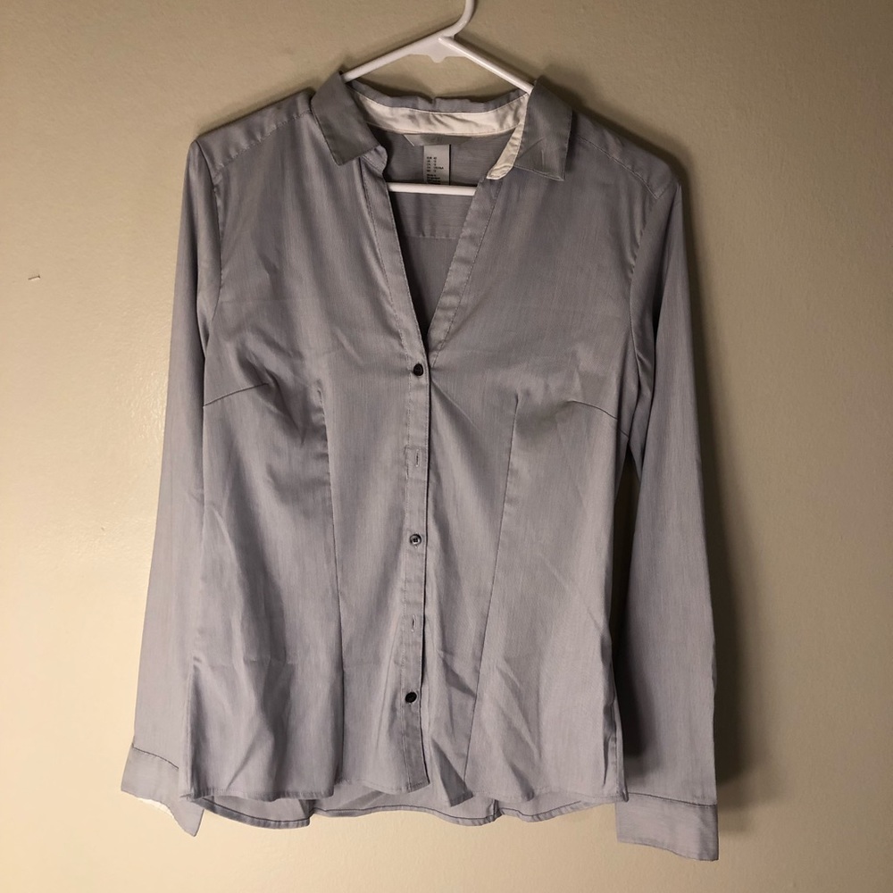 H&M Button Down Work Blouse